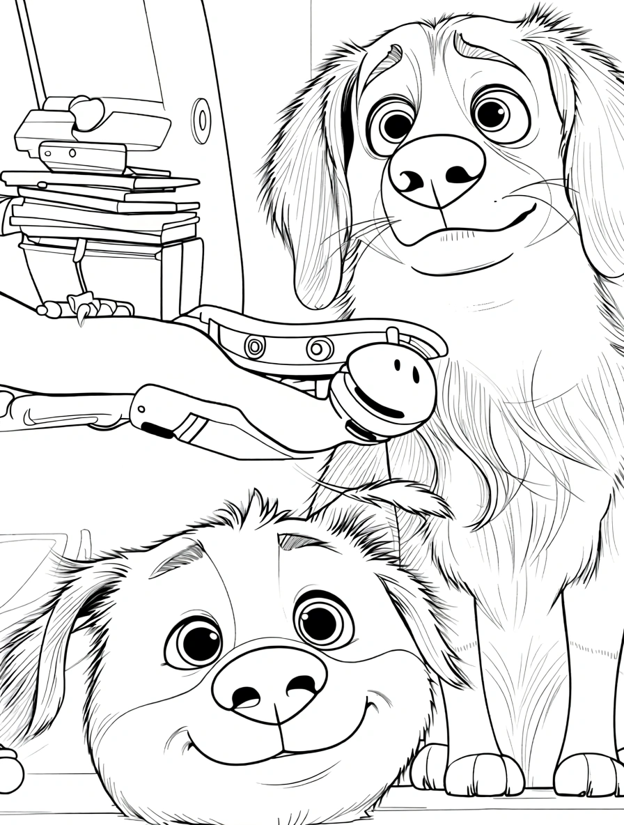 puppy coloring pages printable - free printable coloring pages
