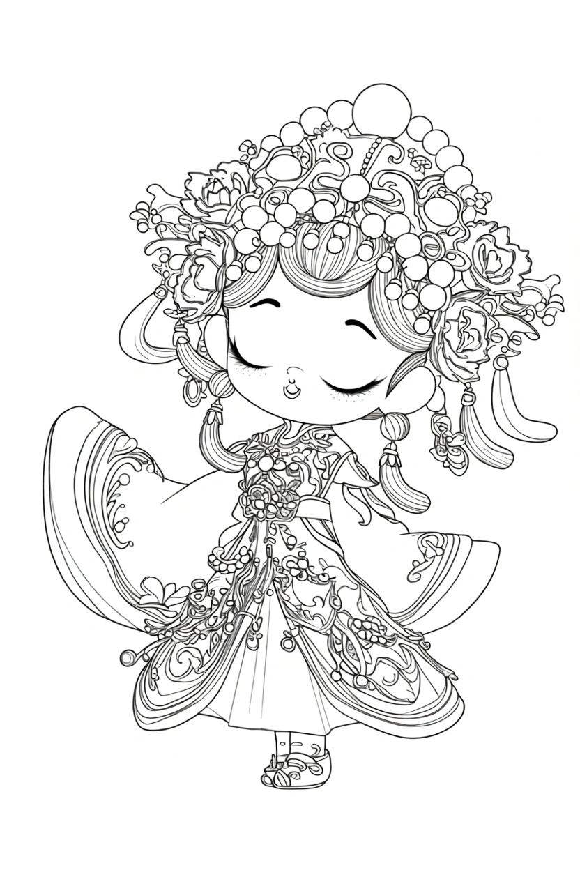 printable anime coloring pages - coloring page
