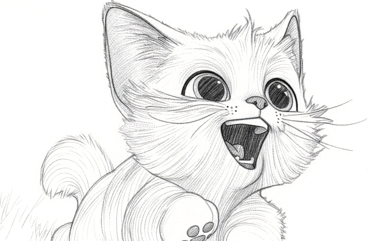 coloring page cat - printable coloring pages