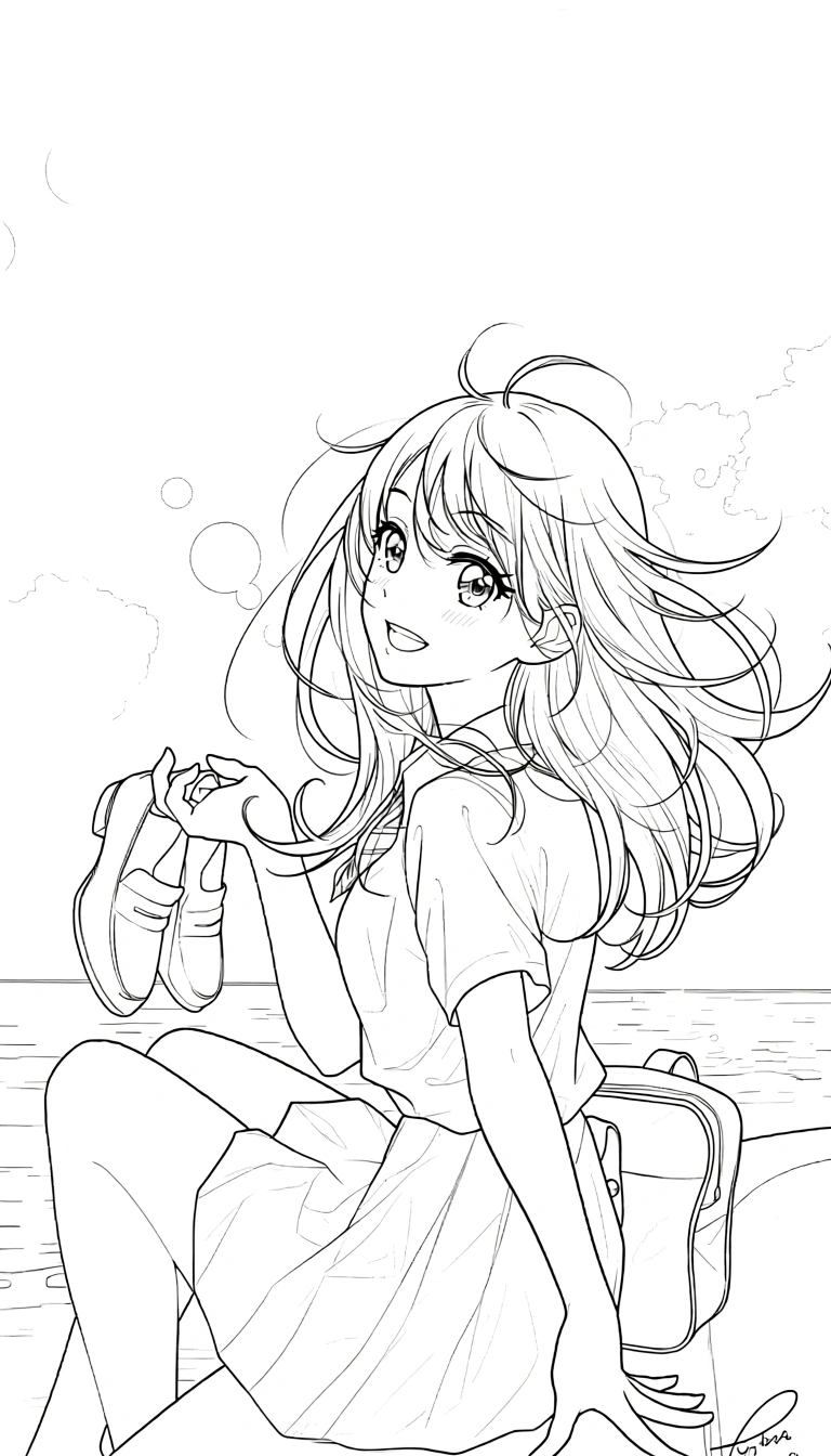 coloring pages of anime - free coloring pages for kids
