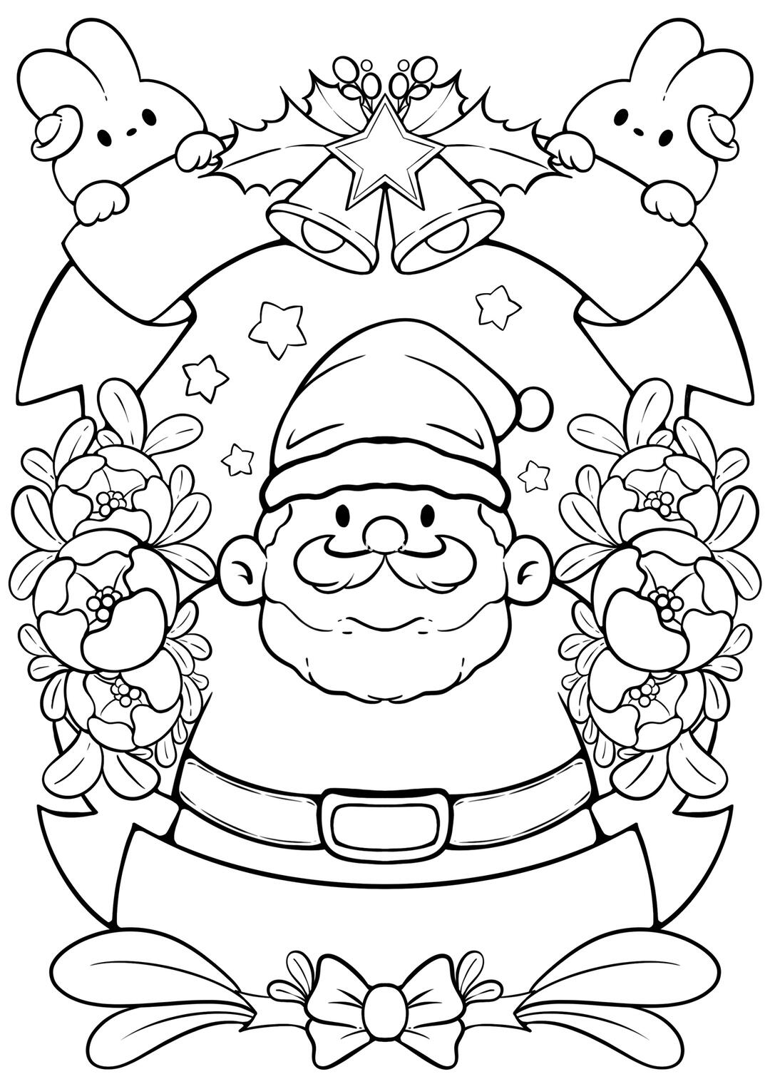 christmas color pages - coloring pages for adults