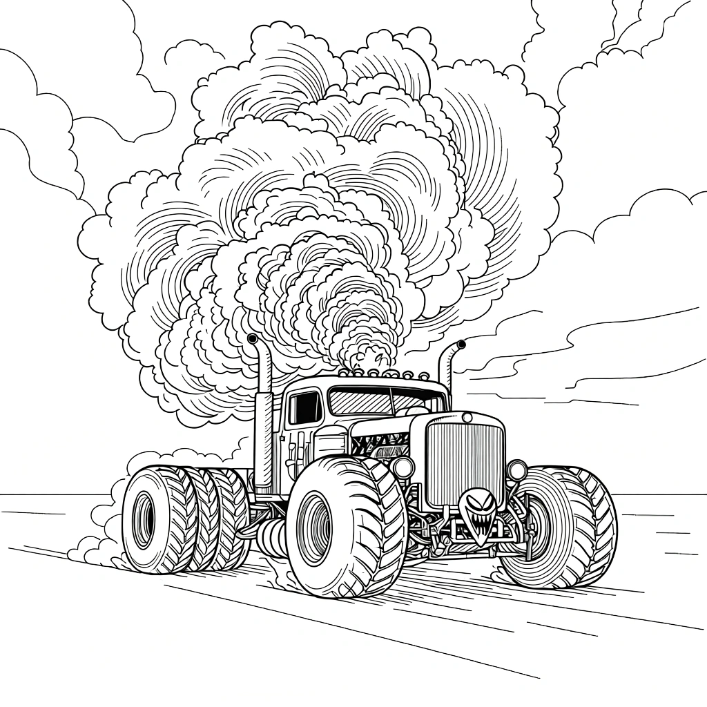 monster coloring pages - cute coloring pages
