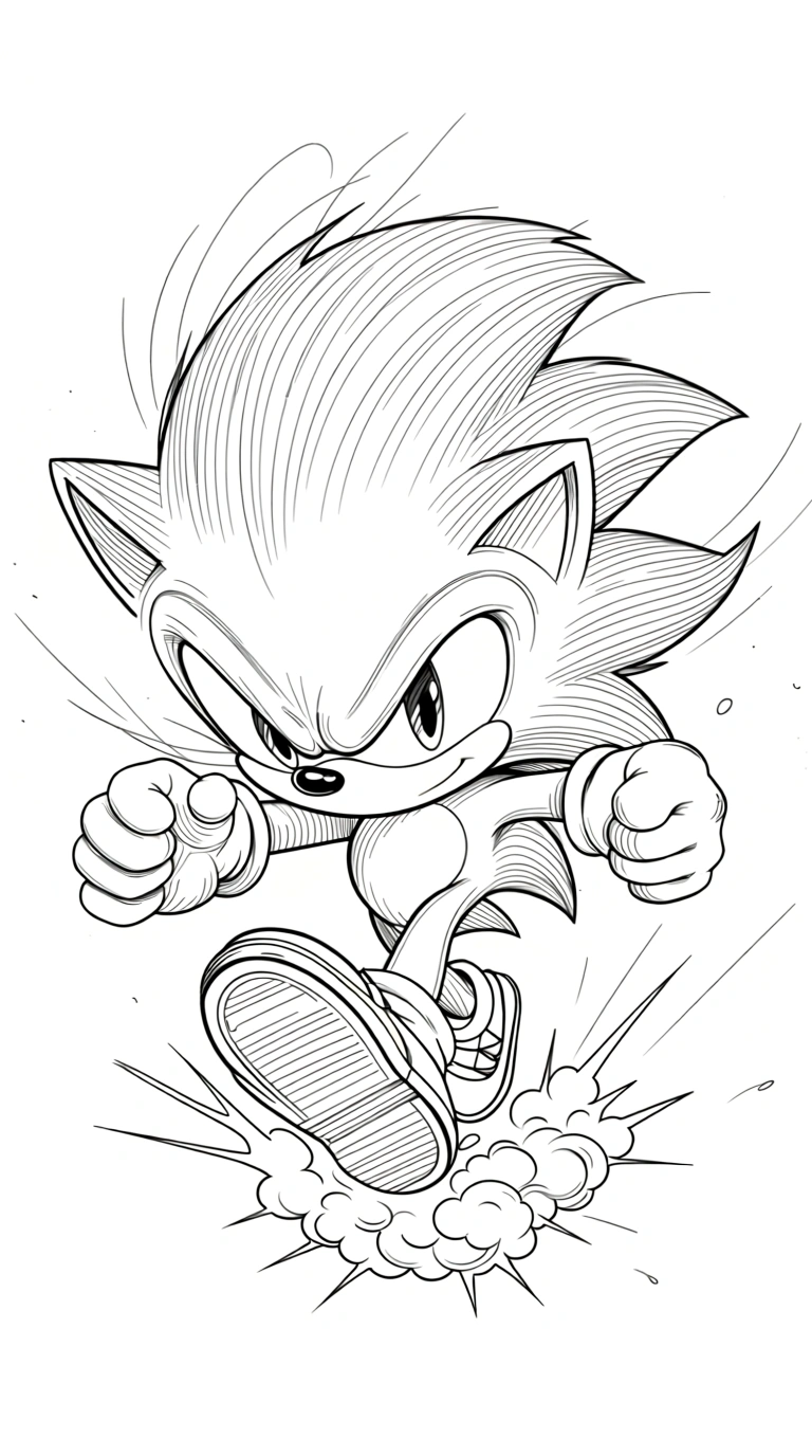 sonic and shadow coloring pages - coloring pages for kids