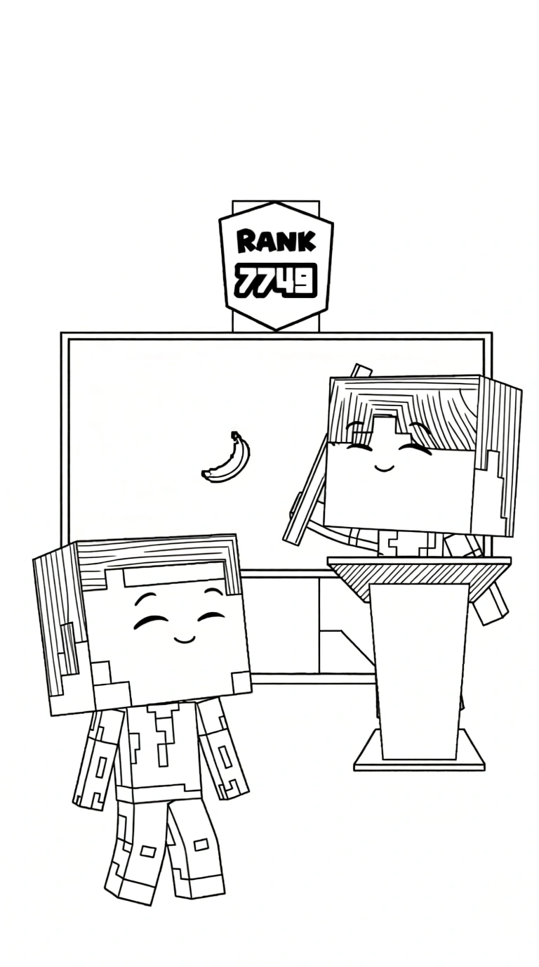 minecraft movie coloring pages - coloring page