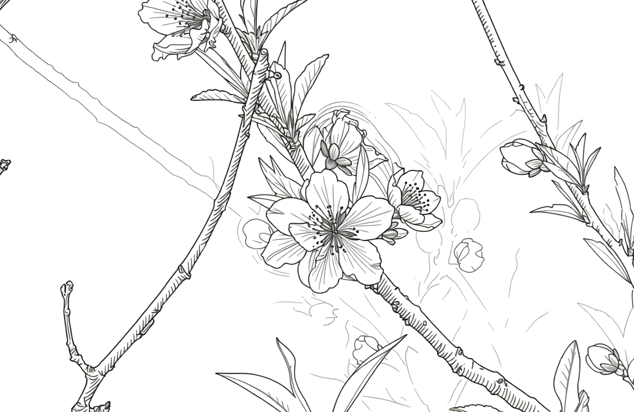 spring coloring page - coloring pages printable