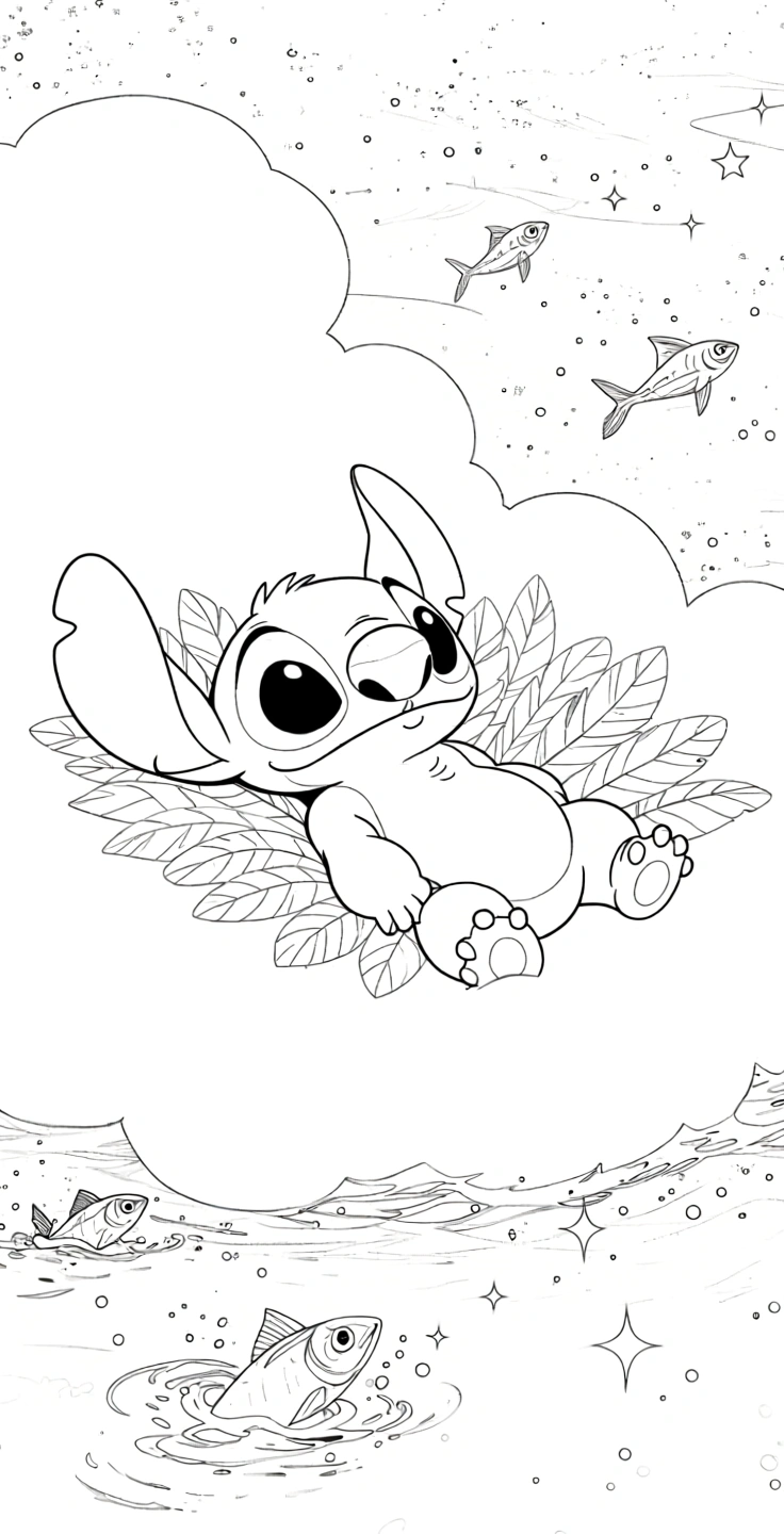 lilo and stitch coloring pages - free coloring pages for kids