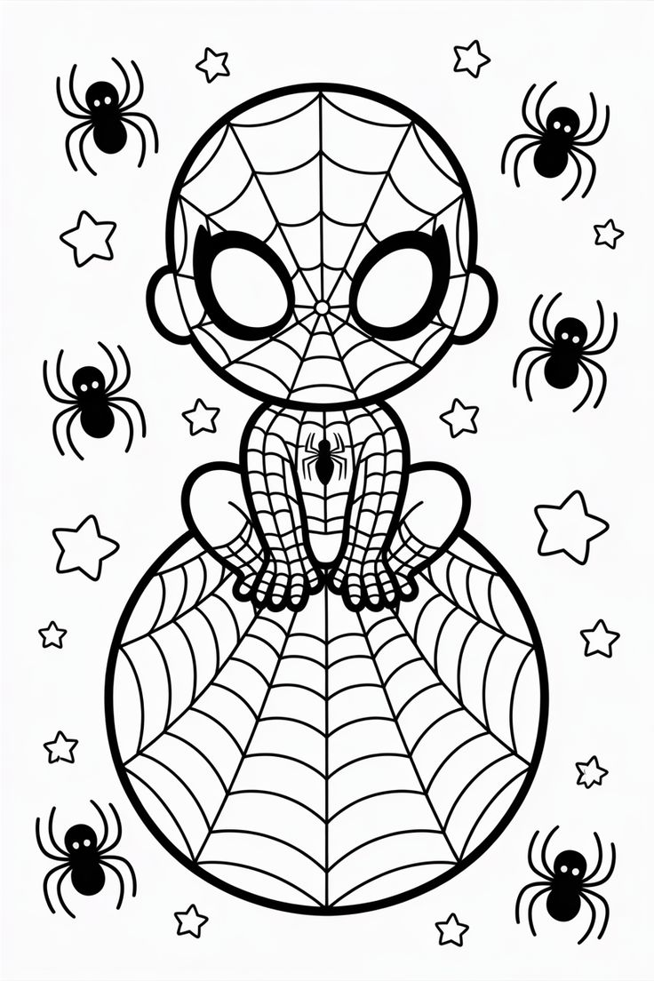 spiderman printable coloring pages - adult coloring books