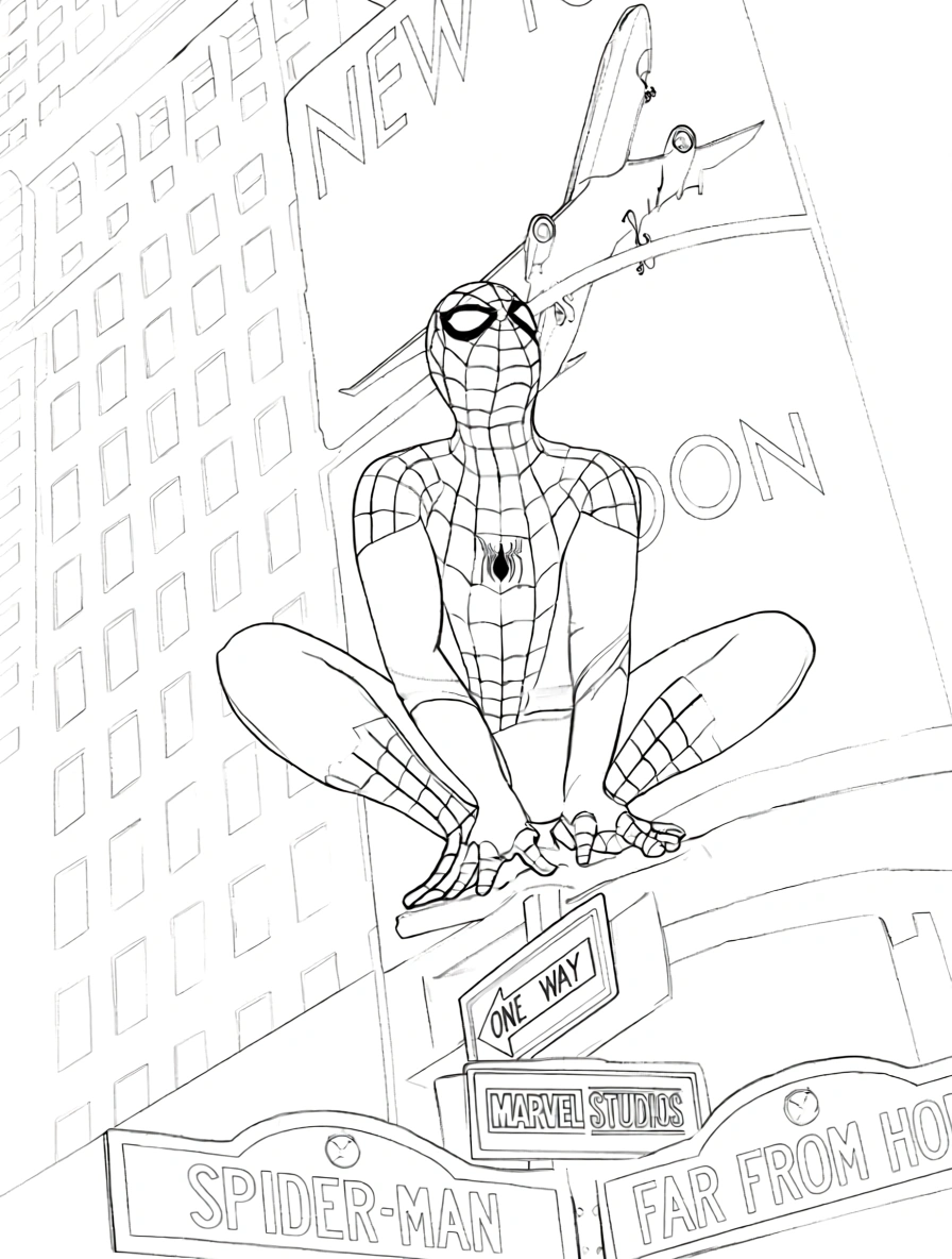 spiderman coloring pages - coloring pages for kids