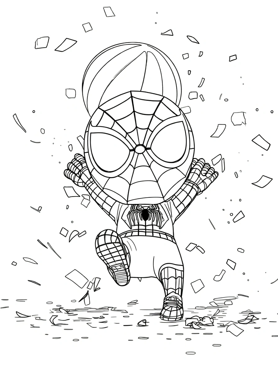 coloring pages spiderman - coloring sheets
