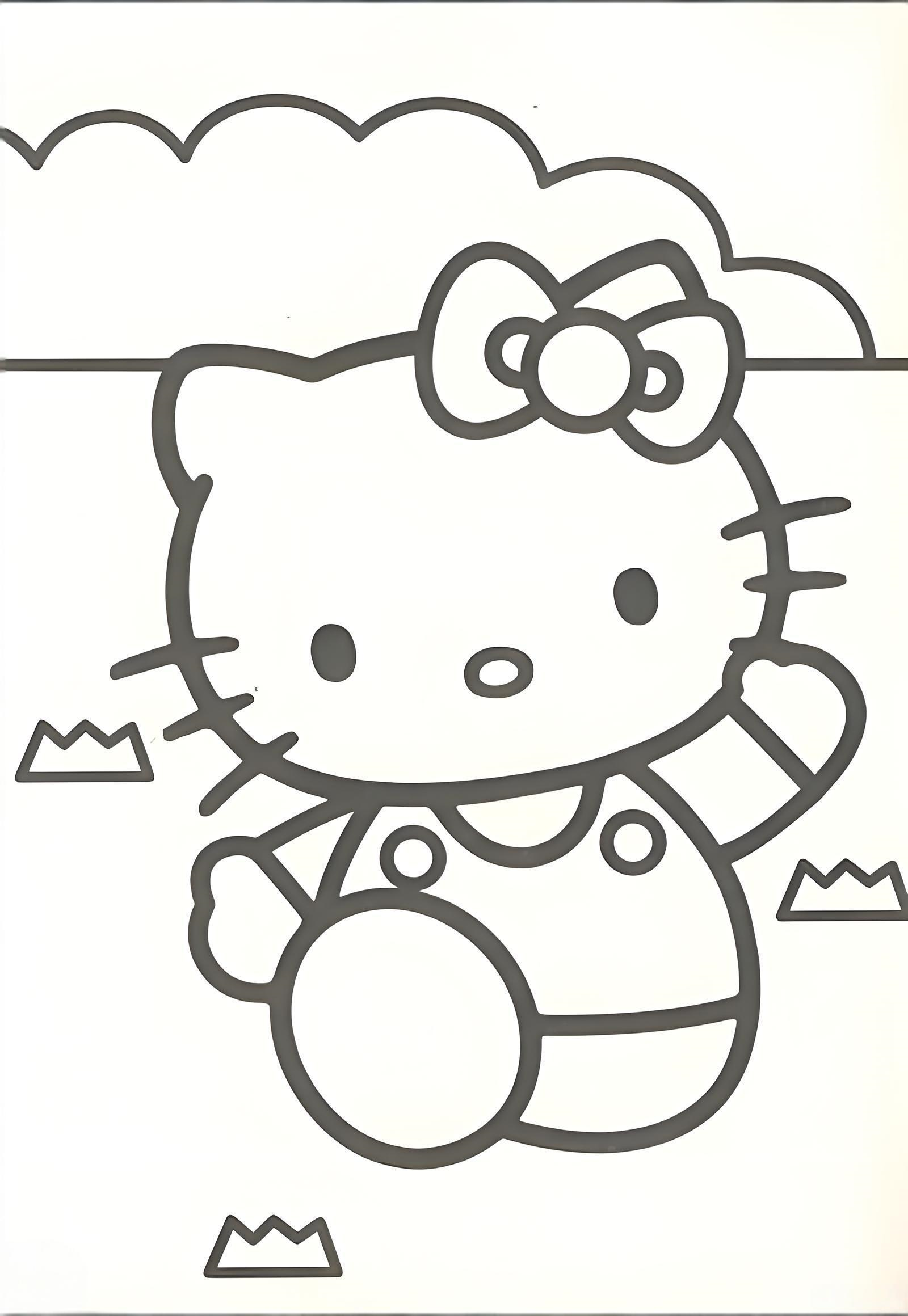 coloring pages hello kitty - coloring pages for kids
