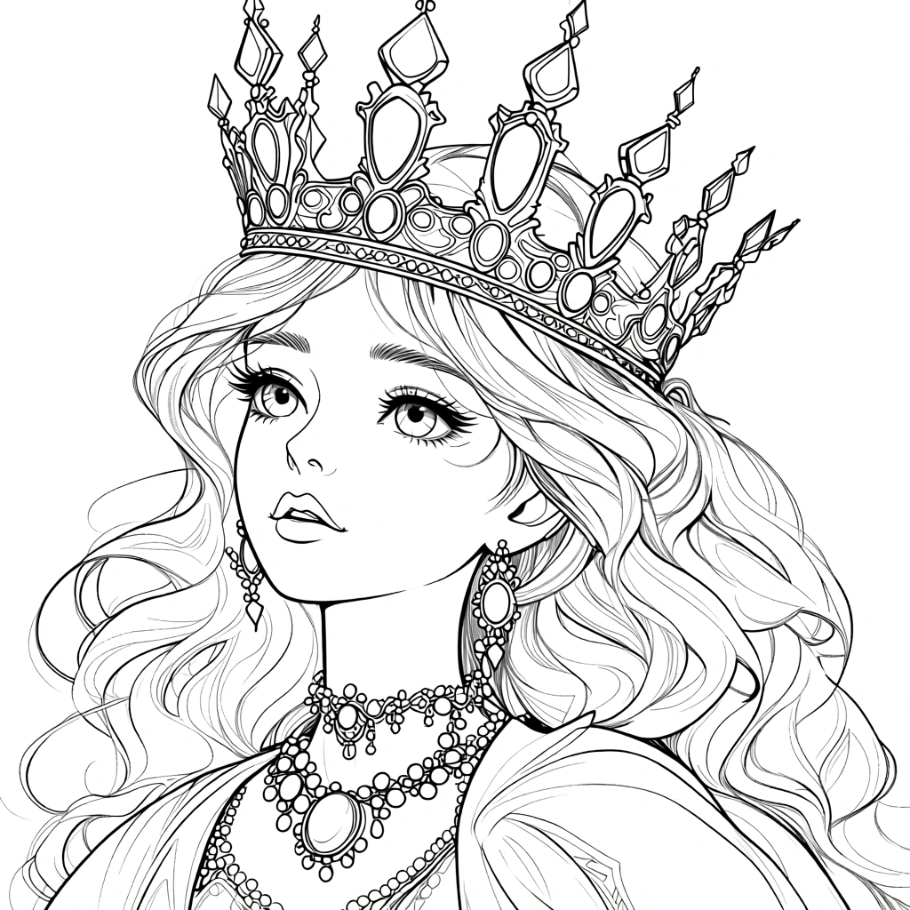 barbie coloring page - coloring page for kids