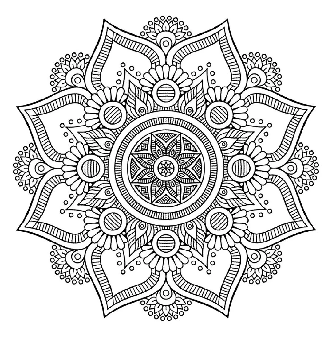 mandalas coloring pages - free coloring pages