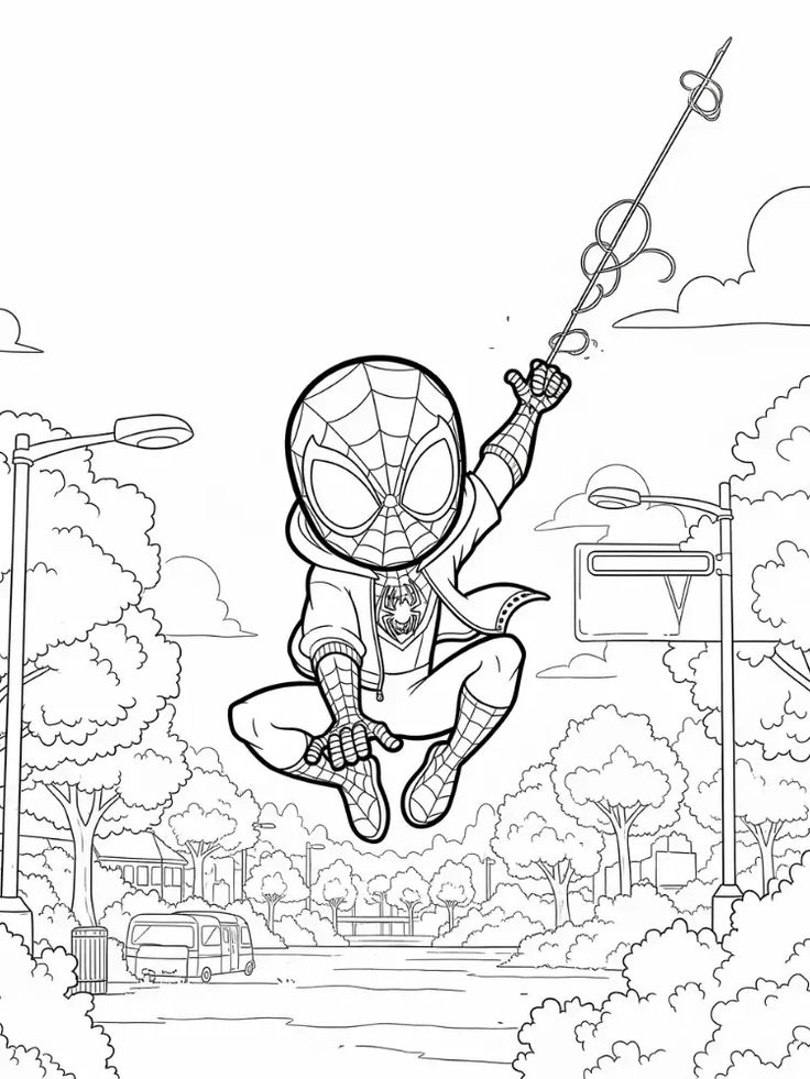 spiderman printable coloring pages - coloring book