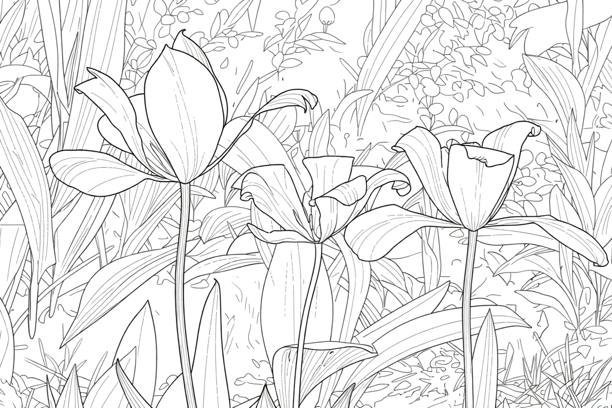 free flower coloring pages - free coloring pages for kids