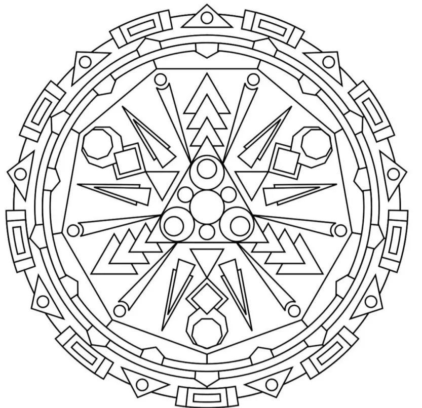 mandala coloring page - printable coloring pages